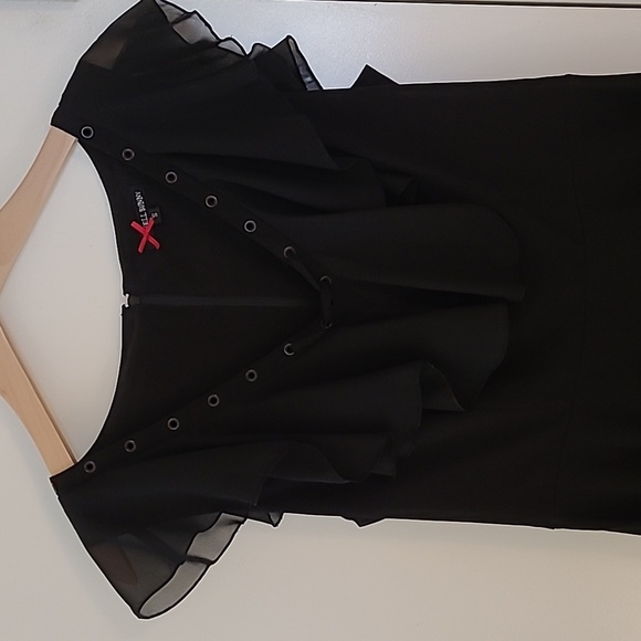 Hell Bunny Onyx Dress || Black || Small - Picture 5 of 9